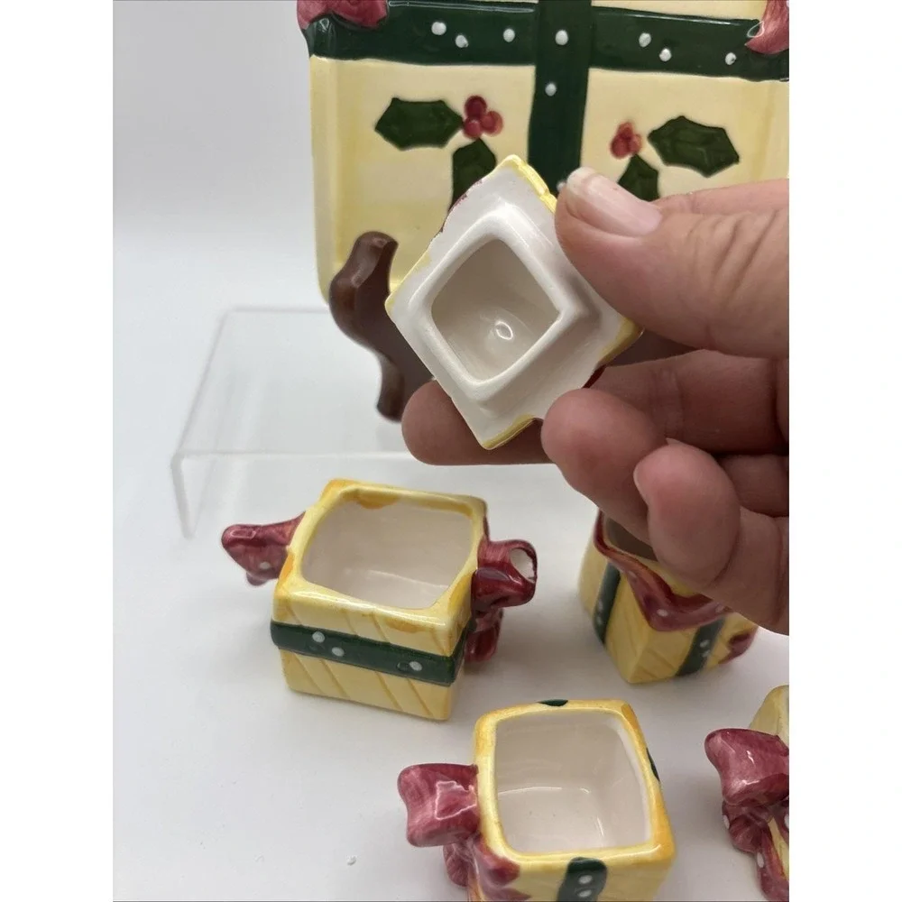Vtg~Dolgencorp Christmas Holiday Style Tea Set~6 pcs